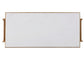 ACME Grovaam Kitchen Island, Marble & Natural Finish FredCo