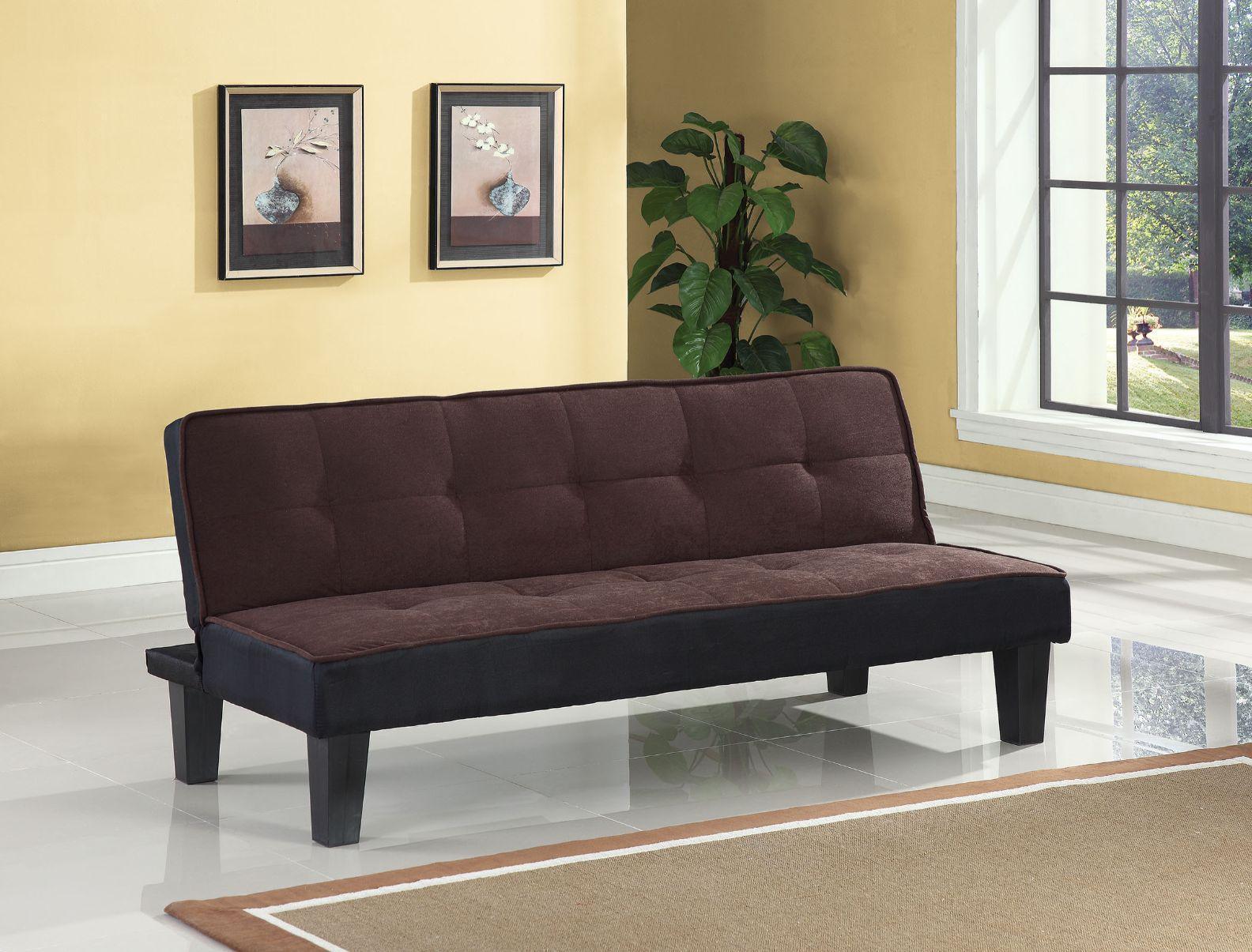 ACME Hamar Adjustable Sofa, Chocolate Flannel Fabric FredCo