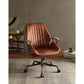 ACME Hamilton Executive Office Chair, Cocoa Top Grain Leather FredCo