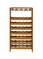 ACME Hanzi Wine Cabinet, Oak Finish FredCo