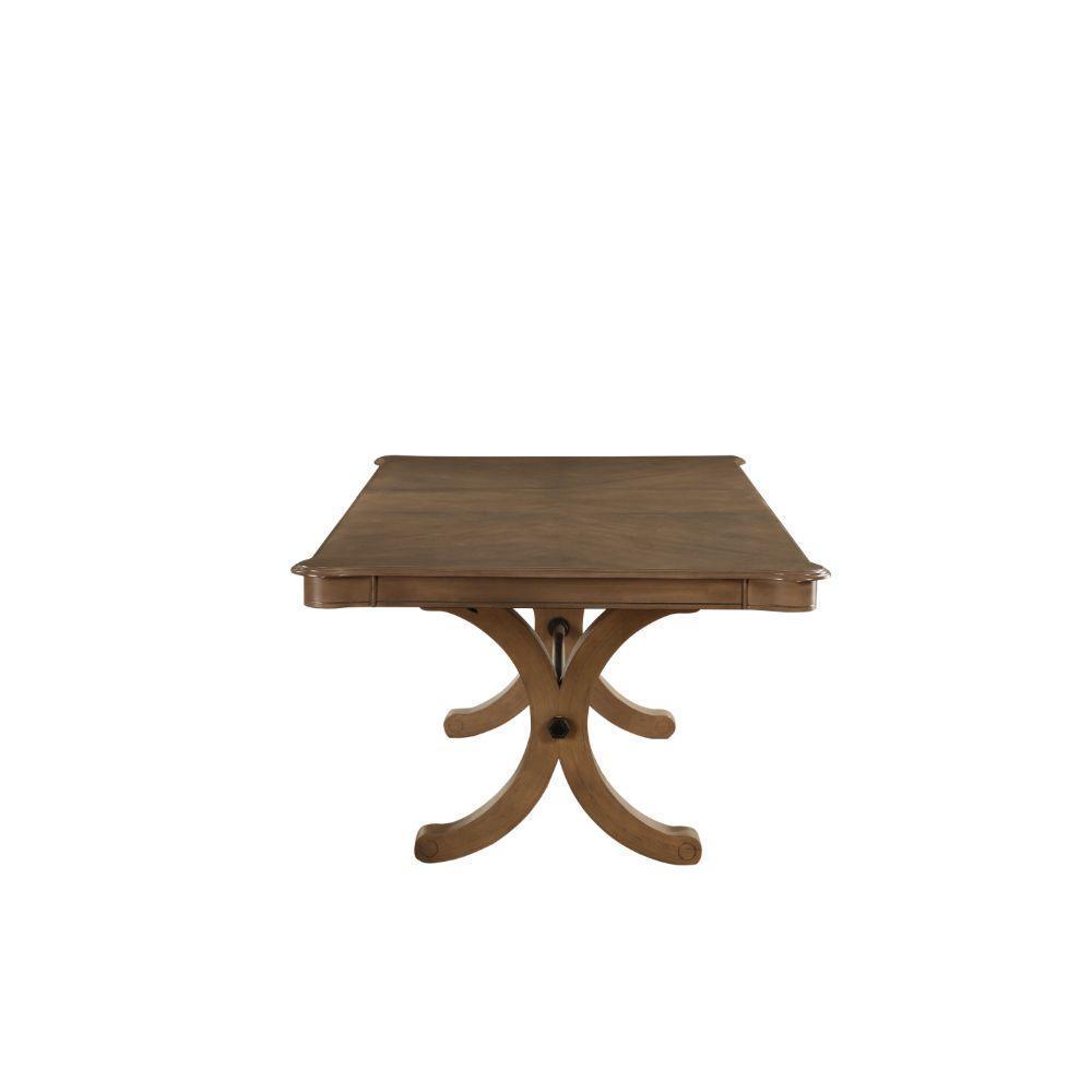 ACME Harald Dining Table, Gray Oak 71765 FredCo
