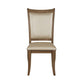 ACME Harald Side Chair (Set-2), Beige PU & Gray Oak FredCo