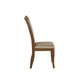 ACME Harald Side Chair (Set-2), Beige PU & Gray Oak FredCo