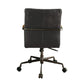 ACME Harith Executive Office Chair, Antique Slate Top Grain Leather FredCo