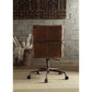 ACME Harith Executive Office Chair, Retro Brown Top Grain Leather FredCo