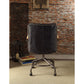 ACME Harith Executive Office Chair, Vintage Blue Top Grain Leather FredCo