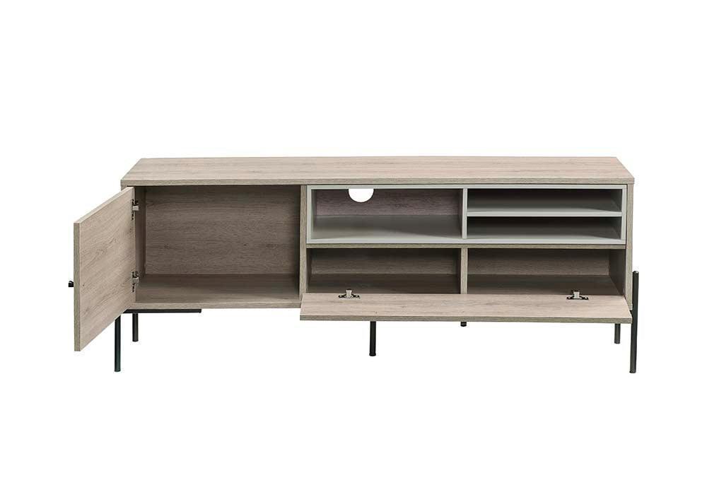 ACME Hattie TV Stand, Rustic Oak Finish FredCo