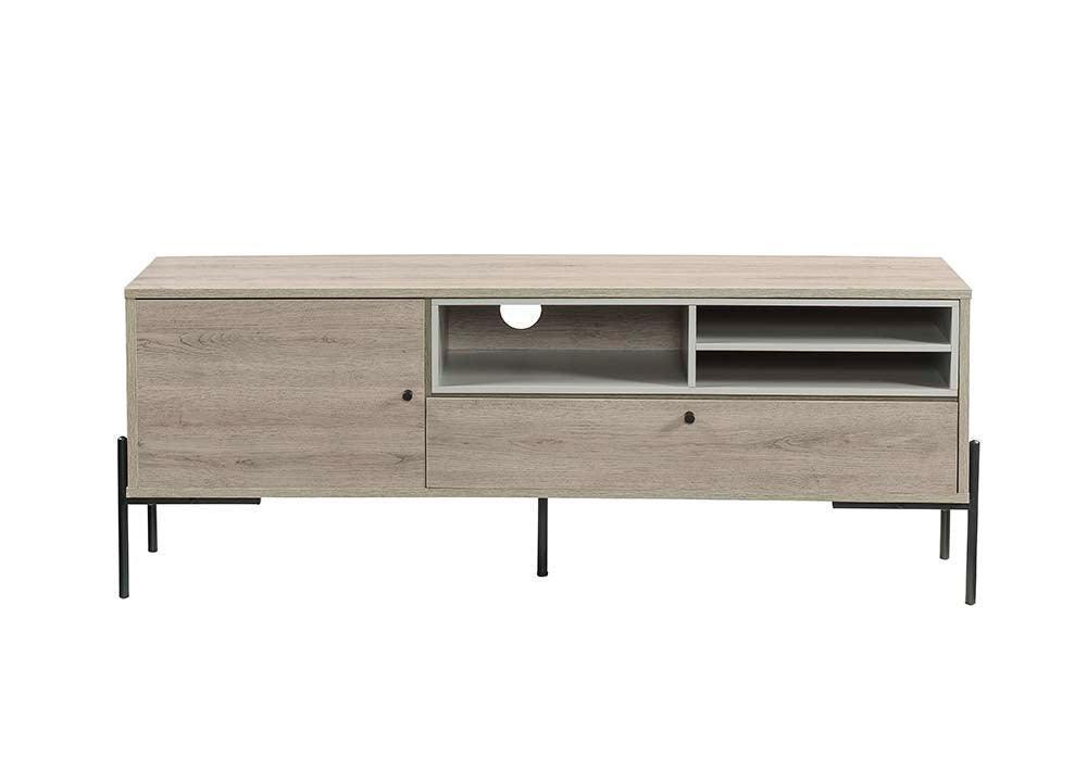 ACME Hattie TV Stand, Rustic Oak Finish FredCo