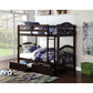 ACME Heartland Twin/Twin Bunk Bed, Espresso 2554 FredCo