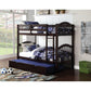 ACME Heartland Twin/Twin Bunk Bed, Espresso 2554 FredCo