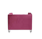 ACME Heibero Chair, Burgundy Velvet FredCo