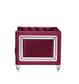 ACME Heibero Loveseat w/2 Pillows, Burgundy Velvet FredCo