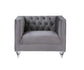 ACME HeiberoII Chair, Gray Velvet FredCo