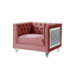 ACME HeiberoII Chair, Pink Velvet FredCo