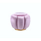 ACME Heiress Ottoman, Bubblegum Pink Velvet FredCo