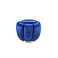 ACME Heiress Ottoman, Sapphire Blue Velvet FredCo