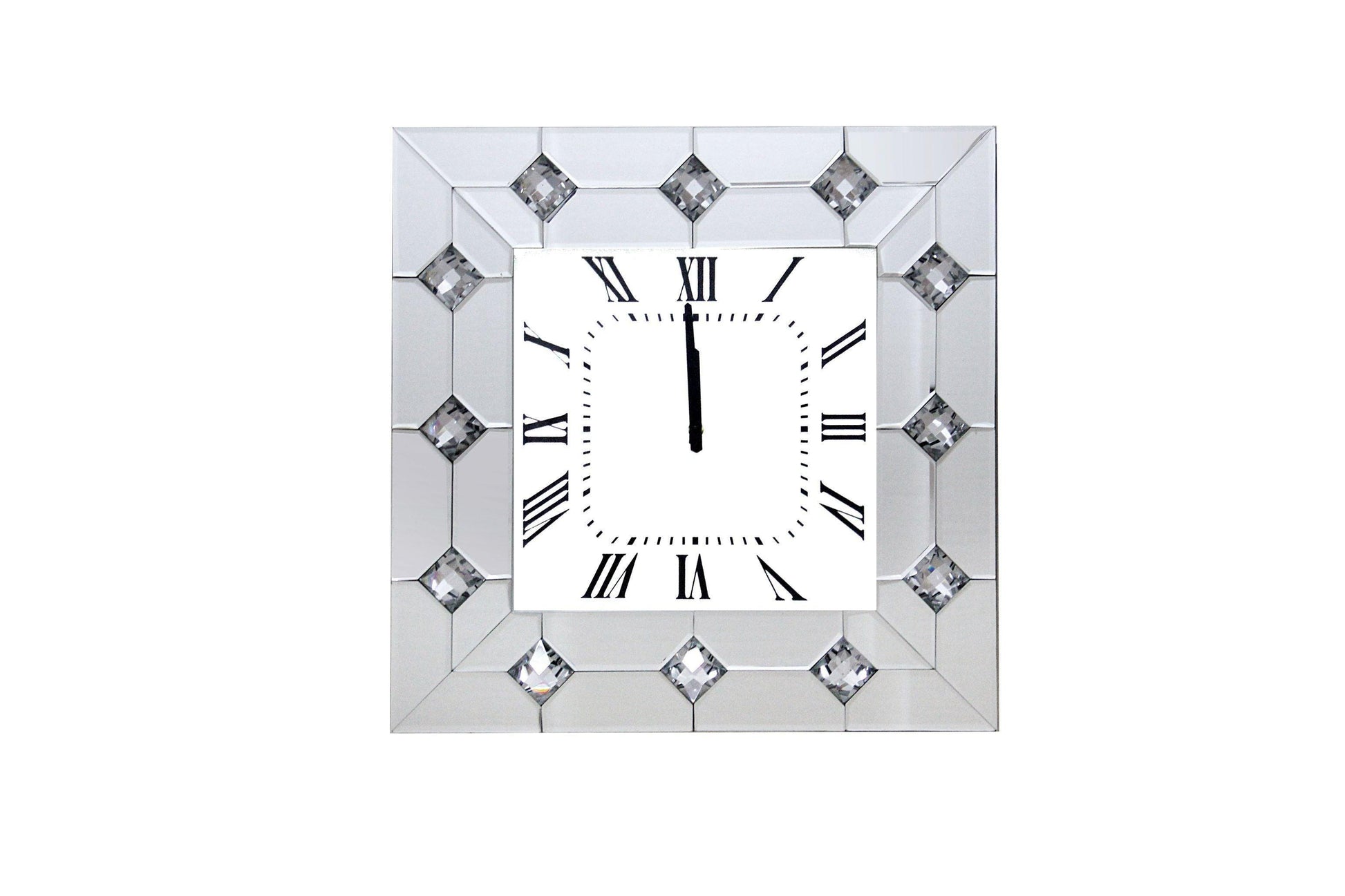 ACME Hessa Wall Clock, Mirrored FredCo