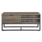 ACME Homare Coffee Table, Rustic Oak & Black Finish FredCo