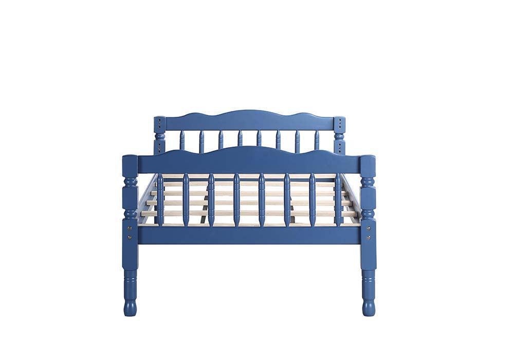 ACME Homestead Twin/Twin Bunk Bed, Dark Blue Finish FredCo