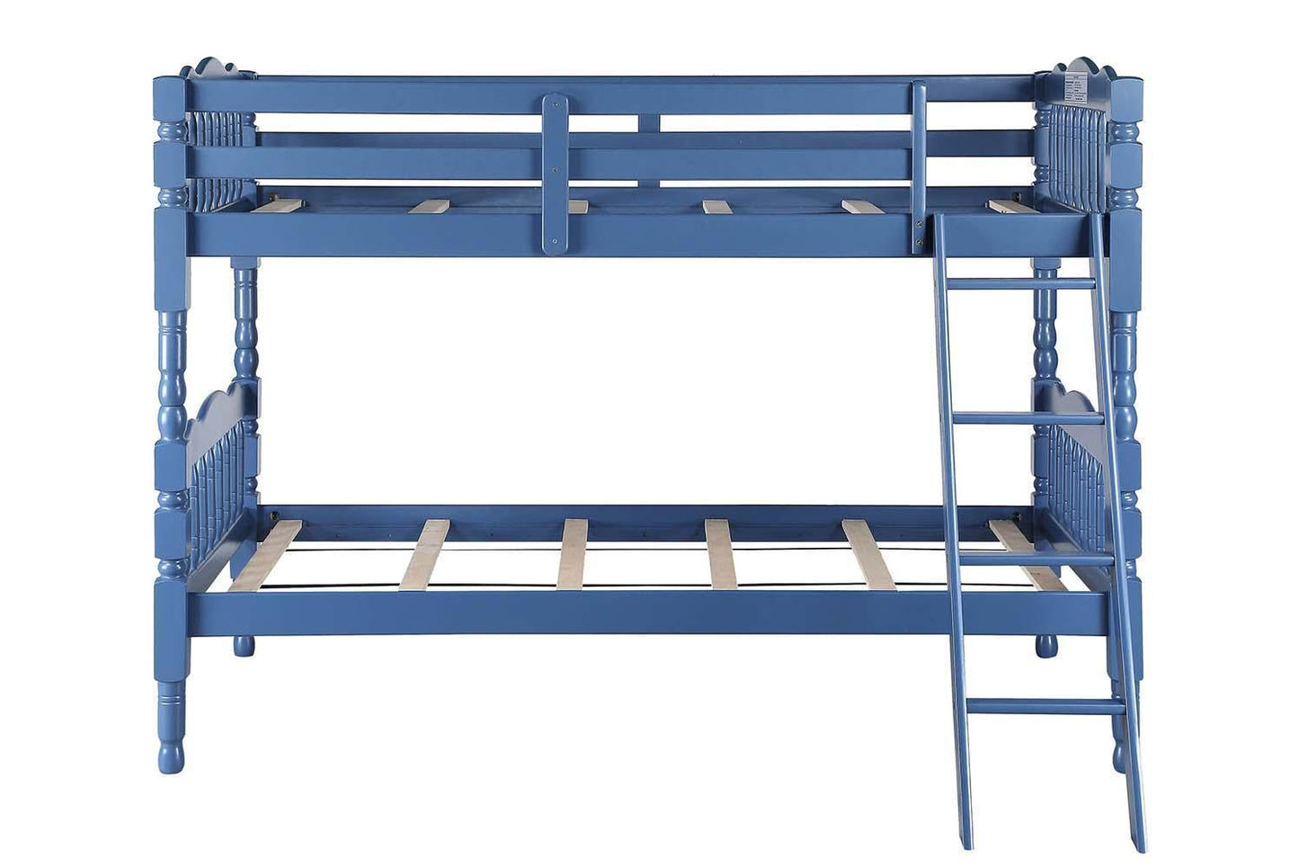 ACME Homestead Twin/Twin Bunk Bed, Dark Blue Finish FredCo