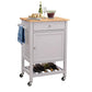 ACME Hoogzen Kitchen Cart, Natural & Gray FredCo