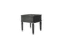 ACME House Beatrice End Table, Charcoal & Light Gray Finish FredCo