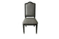 ACME House Beatrice Side Chair, Two Tone Beige Fabric & Charcoal FredCo