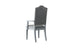 ACME House Marchese Arm Chair, Two Tone Gray Fabric & Pearl Gray Finish FredCo