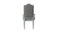 ACME House Marchese Arm Chair, Two Tone Gray Fabric & Pearl Gray Finish FredCo