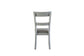 ACME House Marchese Side Chair, Two Tone Gray Fabric & Pearl Gray Finish FredCo