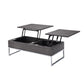 ACME Iban - Coffee Table w/Lift Top, Gray Oak & Chrome FredCo