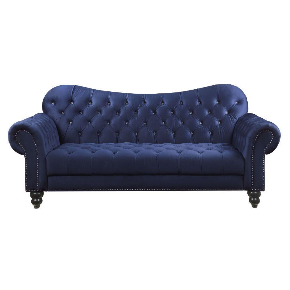 ACME Iberis Sofa, Navy Velvet 53405 FredCo
