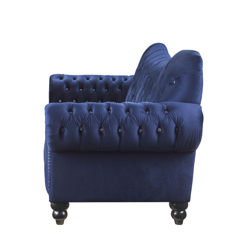 ACME Iberis Sofa, Navy Velvet 53405 FredCo