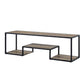ACME Idella TV Stand, Rustic Oak & Black Finish FredCo