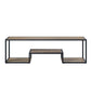 ACME Idella TV Stand, Rustic Oak & Black Finish FredCo