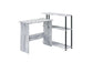 ACME Ievi Writing Desk, Antique White & Black Finish FredCo