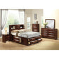 ACME Ireland Full Bed w/Storage, Espresso 21590F FredCo