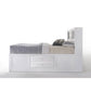 ACME Ireland Full Bed w/Storage, White 21710F FredCo