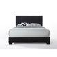 ACME Ireland III Eastern King Bed (Panel), Black PU 14337EK FredCo
