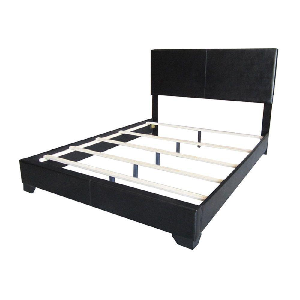 ACME Ireland III Eastern King Bed (Panel), Black PU 14337EK FredCo