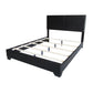 ACME Ireland III Eastern King Bed (Panel), Black PU 14337EK FredCo