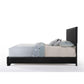ACME Ireland III Eastern King Bed (Panel), Black PU 14337EK FredCo