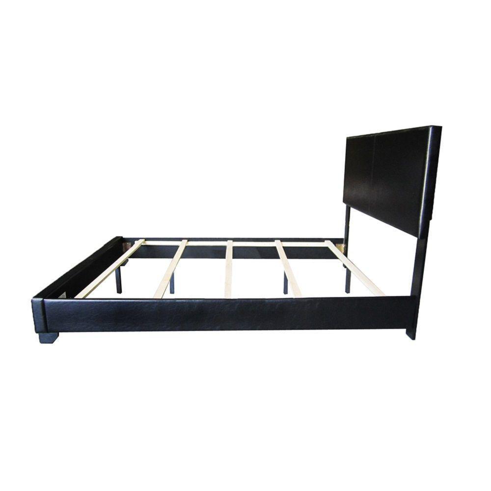 ACME Ireland III Eastern King Bed (Panel), Black PU 14337EK FredCo