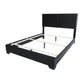 ACME Ireland III Full Bed (Panel), Black PU 14440F FredCo