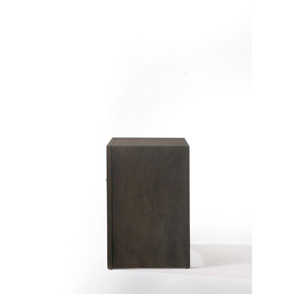 ACME Ireland Nightstand, Gray Oak FredCo