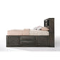 ACME Ireland Queen Bed w/Storage, Gray Oak 22700Q FredCo