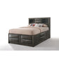ACME Ireland Queen Bed w/Storage, Gray Oak 22700Q FredCo