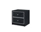 ACME Jabir Accent Table, Brown Walnut & Black Finish FredCo