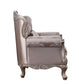 ACME Jayceon Chair w/1 Pillow, Fabric & Champagne FredCo