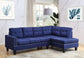 ACME Jeimmur Sectional Sofa , Blue Linen FredCo